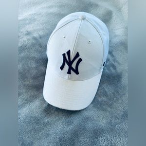 NEW York NY Yankees Baseball White Hat Mens Womens Cap Cotton